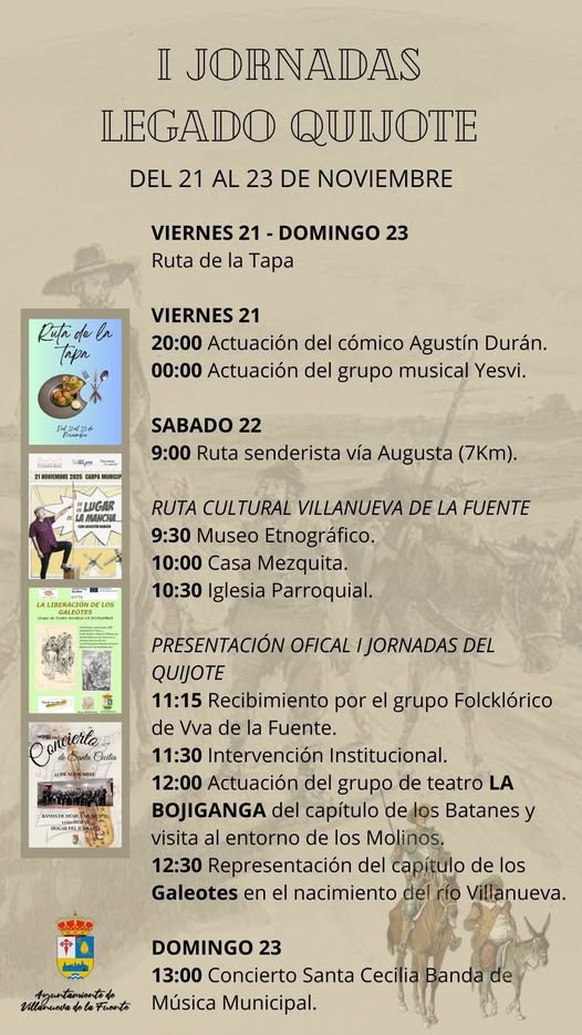 I Jornadas Legado Quijote en Villanueva de la Fuente
