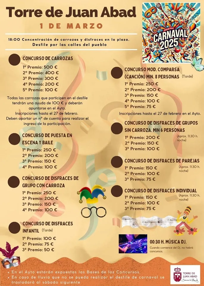 Carnaval 2025 en Torre de Juan Abad