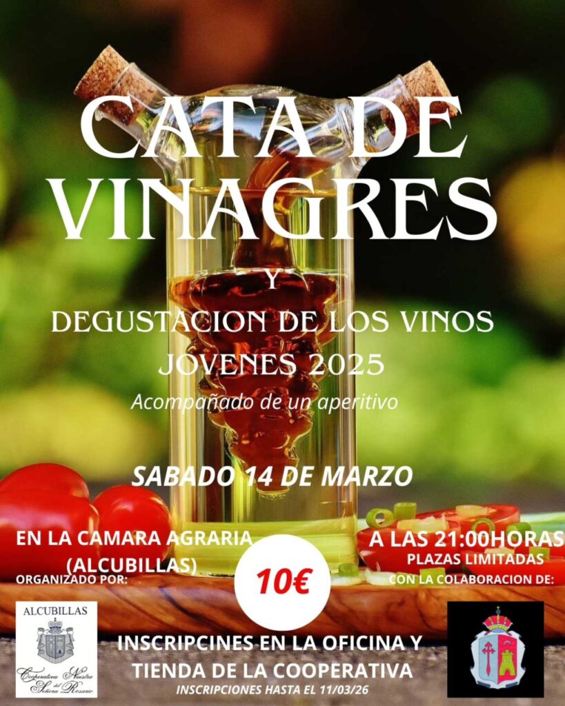 Cata de Vinagres Alcubillas 2026