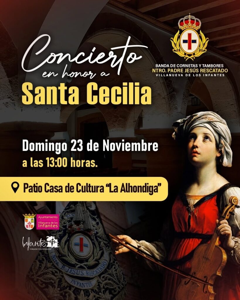 Conciertos en honor a Santa Cecilia en Villanueva de los Infantes 2025