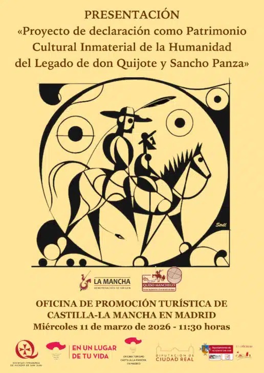 Don Quijote y Sancho Panza inician su camino hacia la UNESCO