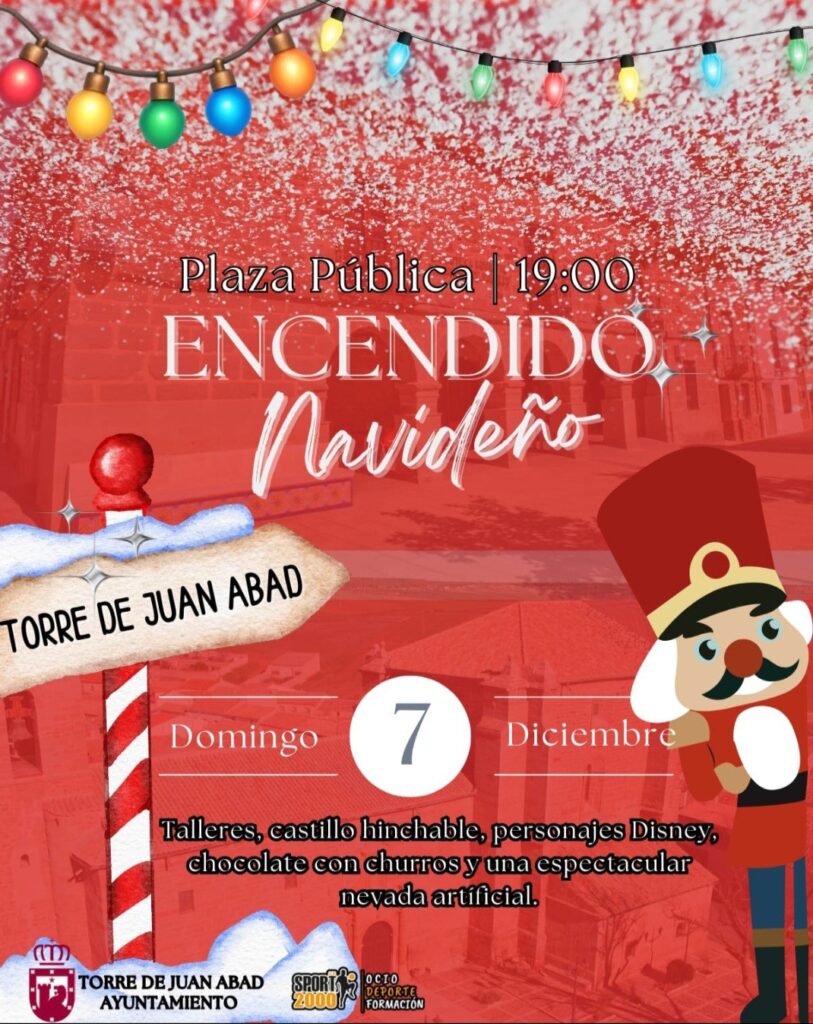 Encendido de Luces Navideñas Torre de Juan Abad 2025