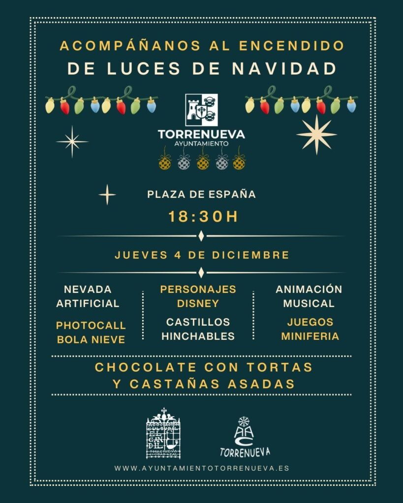 Encendido de Luces Navideñas Torrenueva 2025
