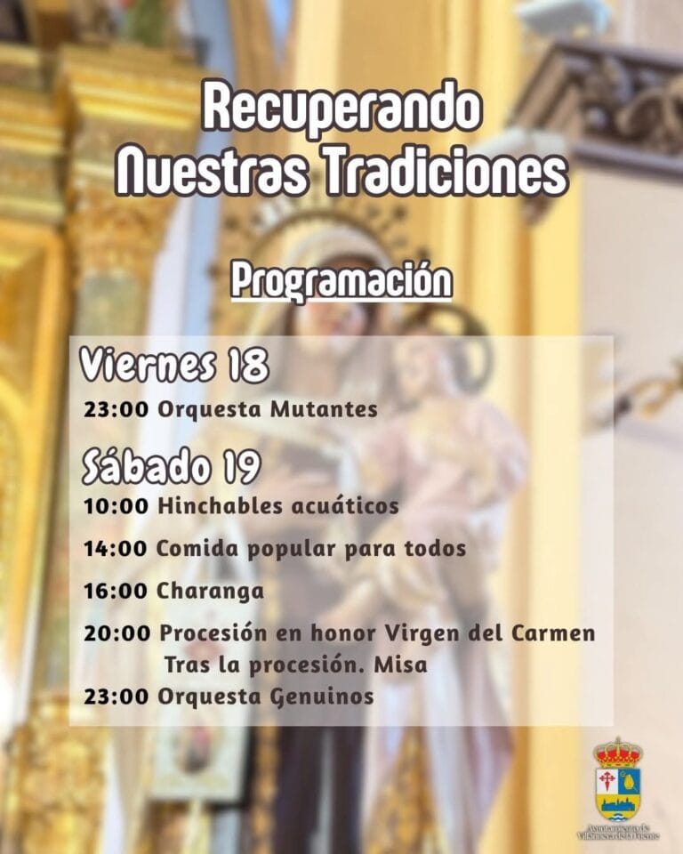 Fiestas en Honor a la Virgen del Carmen en Villanueva de la Fuente 2025 ...