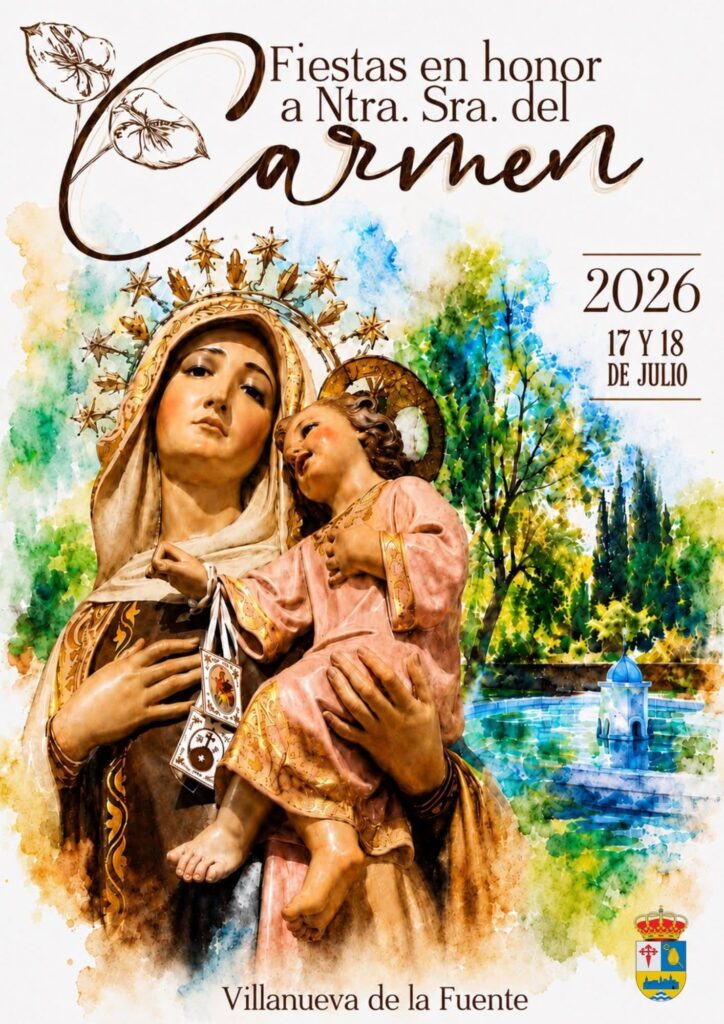 Fiestas en honor a la Virgen del Carmen Villanueva de la Fuente 2026