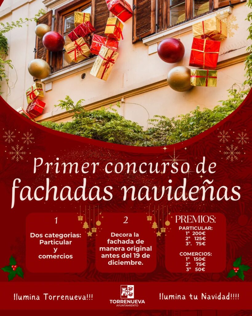 I Concurso de Fachadas Navideñas en Torrenueva 2025