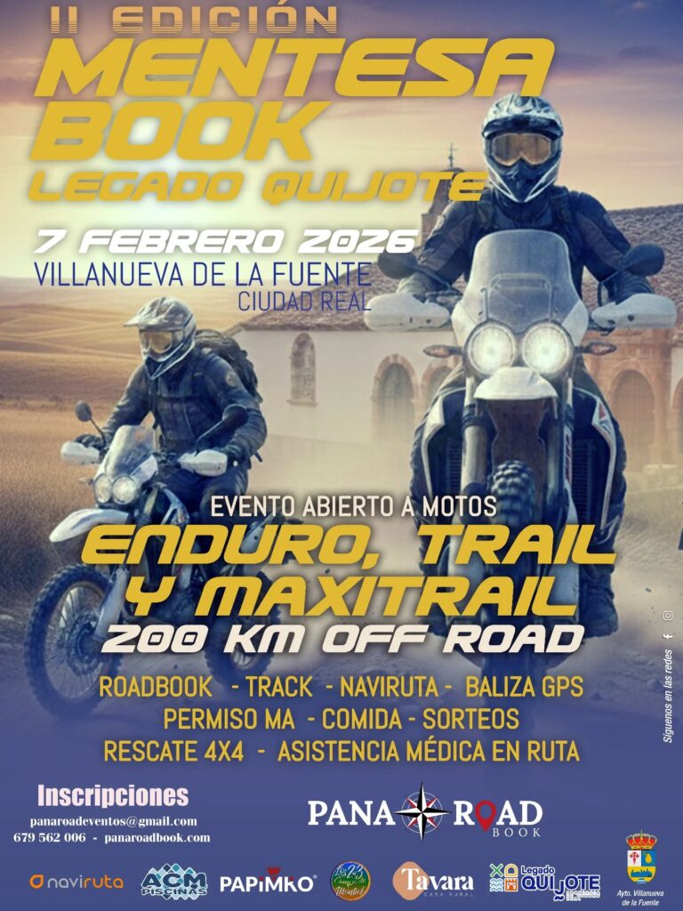 II Edición Mentesabook Legado Quijote Off Road 2026