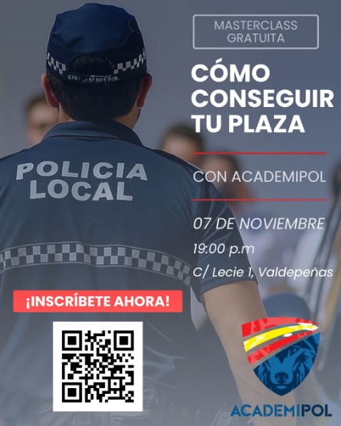 Masterclass Policía Local en Valdepeñas