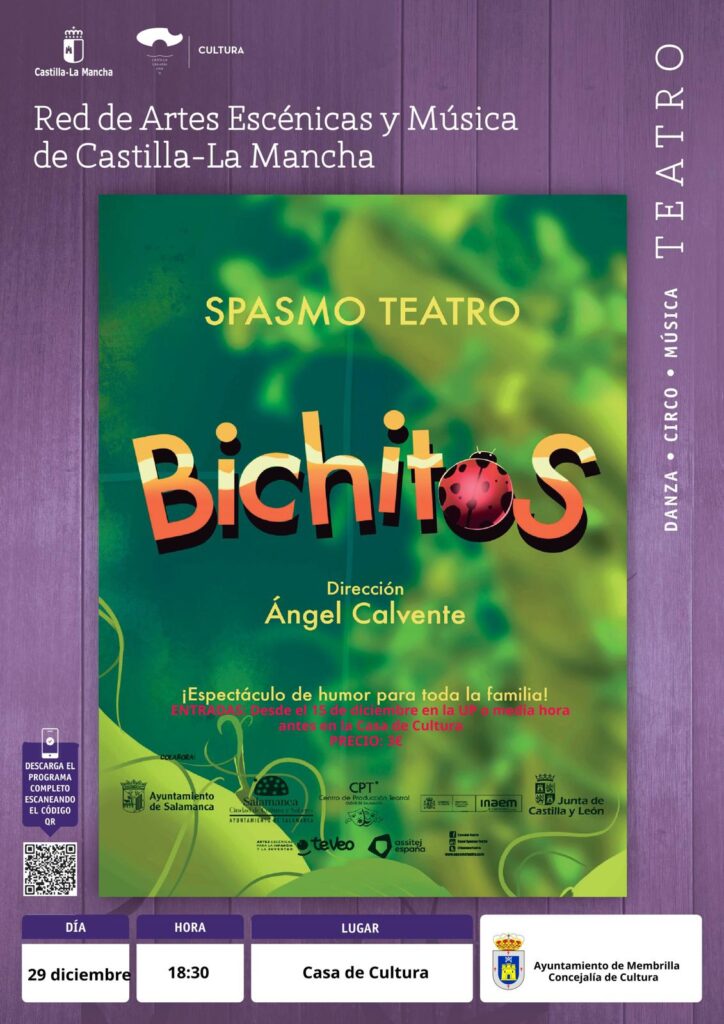 Obra de teatro Bichitos en Membrilla 2025