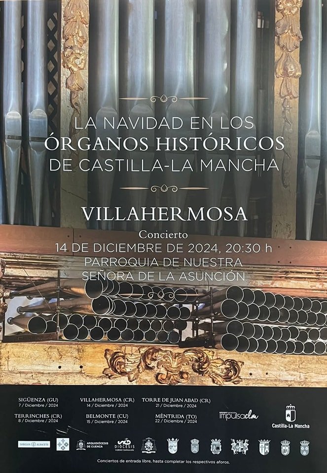 Órganos Históricos de Castilla-La Mancha: Concierto Navideño en Villahermosa