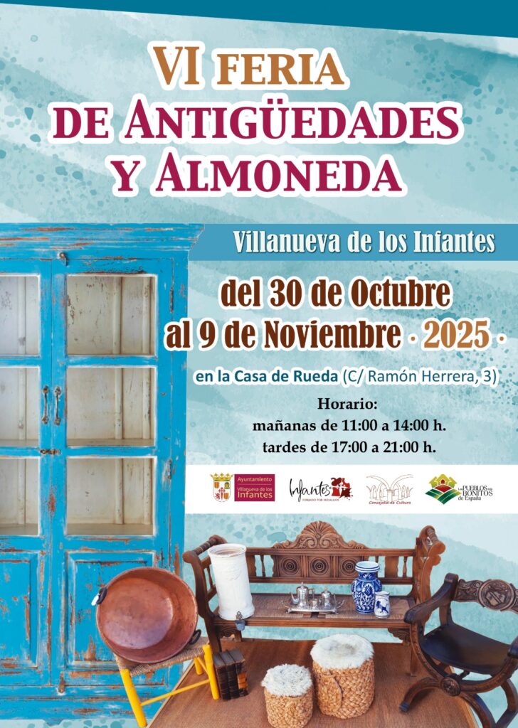 VI Feria de Antigüedades y Almoneda Villanueva de los Infantes 2025