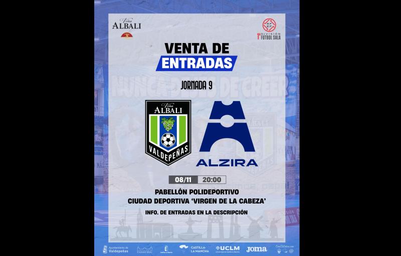 Venta anticipada de entradas Viña Albali Valdepeñas vs Family Cash Alzira