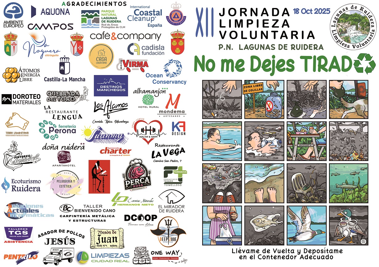 XII Jornada de Limpieza Voluntaria de las Lagunas de Ruidera 2025 ...